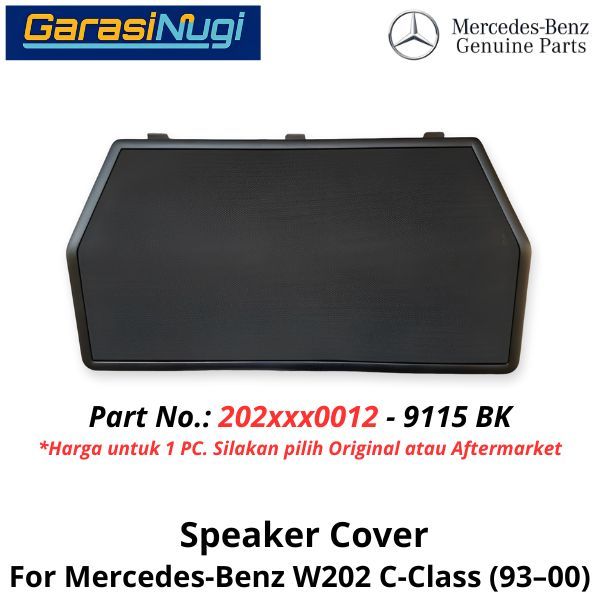 Rear Speaker Mercy W202 Cover Penutup Audio Belakang C180