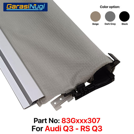 Roller Blind For Audi Q3 RS Q3 Sunroof Curtain Assembly Tirai Penutup Atap