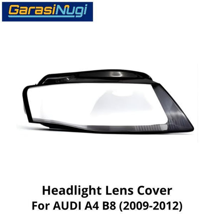 Mika Headlight AUDI A4 B8 Lens Kaca Cover Lampu Depan 2009-2012