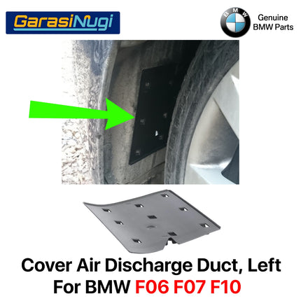 Cover Air Duct For BMW F06 F07 F10 Penutup Saluran Fender Depan Front 520