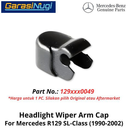 Headlight Wiper Mercy R129 Cover Arm Cap Lampu Depan SL 90-02