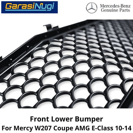 Lower Grille Mercy W207 Coupe AMG Grill Cover Bumper Depan Bawah Mercedes E250