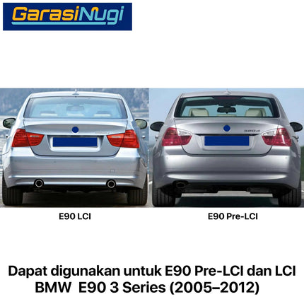 Ducktail Spoiler For BMW E90 Trunk Tail Wing Black Gloss 320 2005-2012