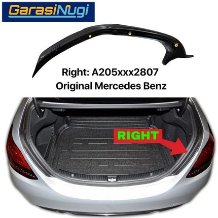 Mercedes W205 Talang Air Bagasi Karet Cover Samping Mercy C200