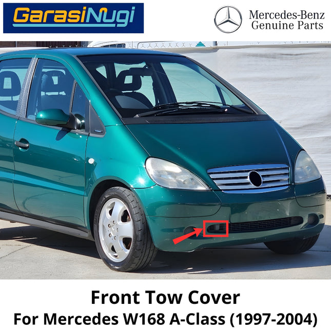 Front Towing Mercy W168 Cover Bumper Tow Tutup Lubang Derek Original Mercedes A150