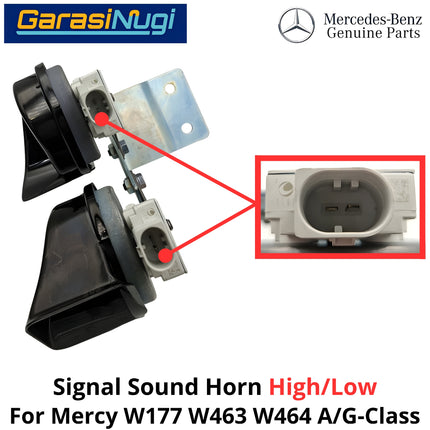 Horn Signal Mercy W463 W464 Fanfare High and Low Note Terompet Klakson A200 G500