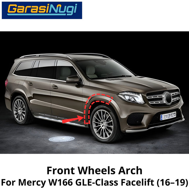 Wheel Arch Mercy W166 Facelift Moulding Cover Penutup Lengkungan Roda Depan Mercedes GLE