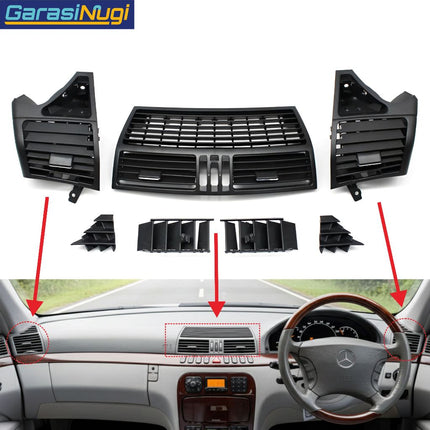 AC Vent Grille For Mercedes W220 Kisi Grill Depan 280 320 350 500