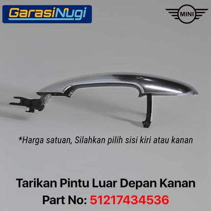 Tarikan Pintu Luar MINI Cooper F55 F56 F57 Handle Door Outside Original 51217434536