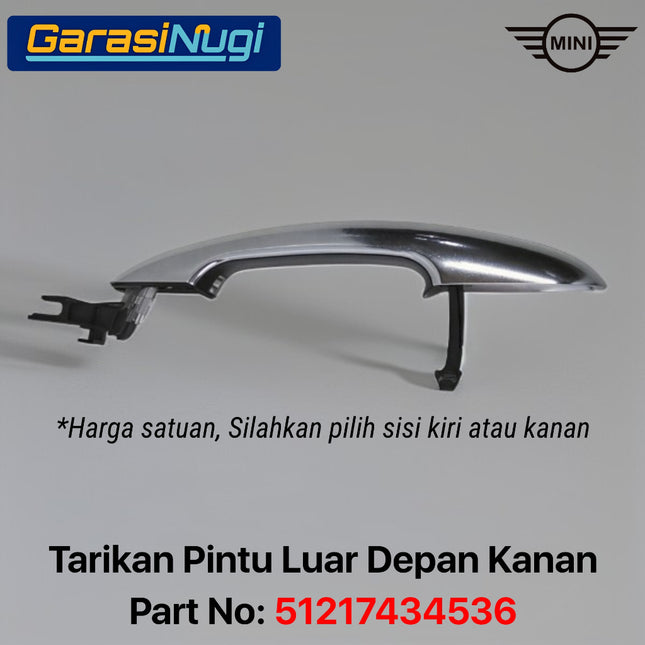 Tarikan Pintu Luar MINI Cooper F55 F56 F57 Handle Door Outside Original 51217434536