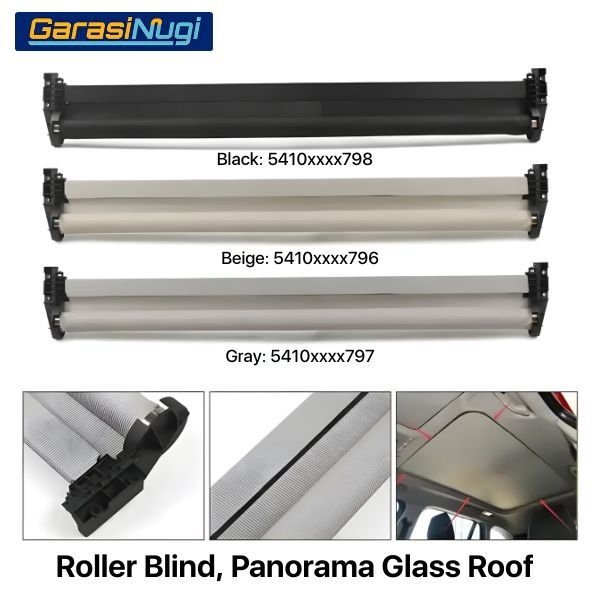 Roller Blind For BMW F45 F46 F48 Sunroof Curtain Assembly Tirai Penutup X1