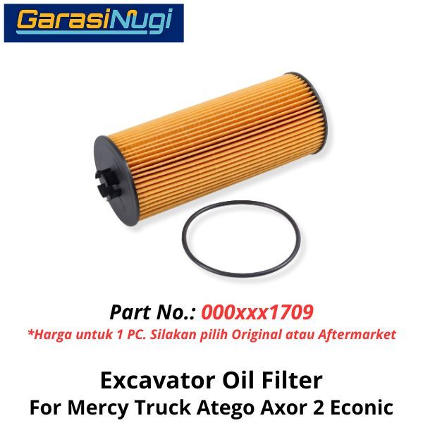 Original Oil Filter For Mercy Atego Axor Econic Saringan Filter Oli 0001801709