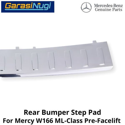 Rear Step Pad Mercy W166 Chrome Cover Pijakan Bumper Belakang Mercedes ML350
