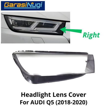 Mika Headlight AUDI Q5 Lens Kaca Cover Lampu Depan 2018-2020