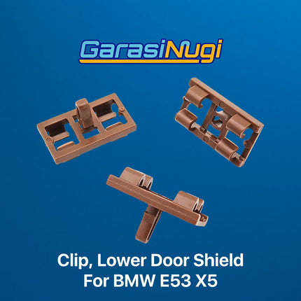 Clip Lower Door Shield For BMW E53 Klem Segel Pintu Bawah 51337052945 Original X5