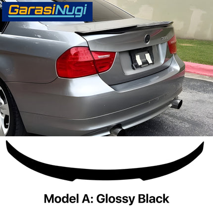 Ducktail Spoiler For BMW E90 Trunk Tail Wing Black Gloss 320 2005-2012