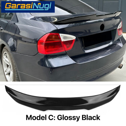 Ducktail Spoiler For BMW E90 Trunk Tail Wing Black Gloss 320 2005-2012