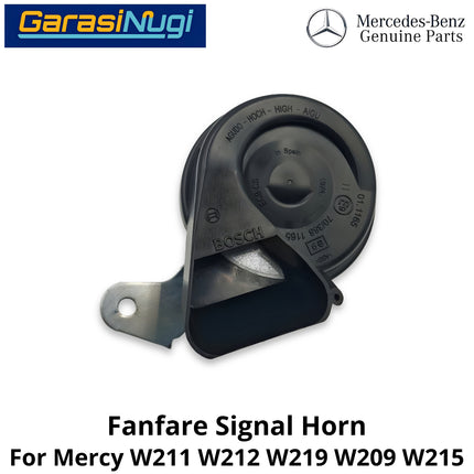 Horn Signal Mercy W212 W219 W209 W215 Fanfare High Note Terompet Klakson E200 CL CLK CLS