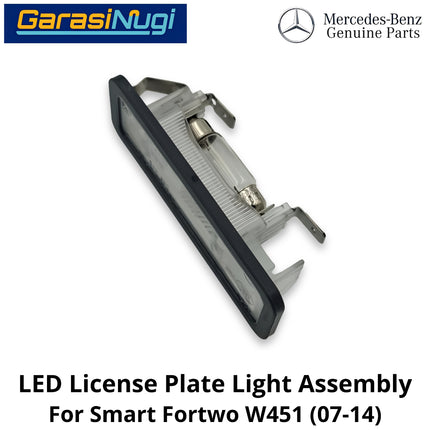 License Plate Lamp Smart Fortwo 451 Assembly Lampu Plat Nomor 2007-2014