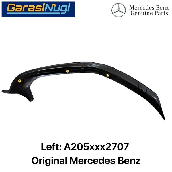 Mercedes W205 Talang Air Bagasi Karet Cover Samping Mercy C200