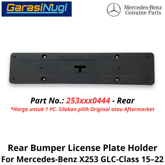 Rear Bumper Mercy X253 Lisence Plate Holder Dudukan Plat Nomor Mercedes GLC