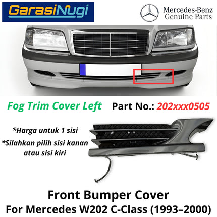 Front Lower Mercy W202 Bumper Cover Penutup Bemper Depan Mercedes C180