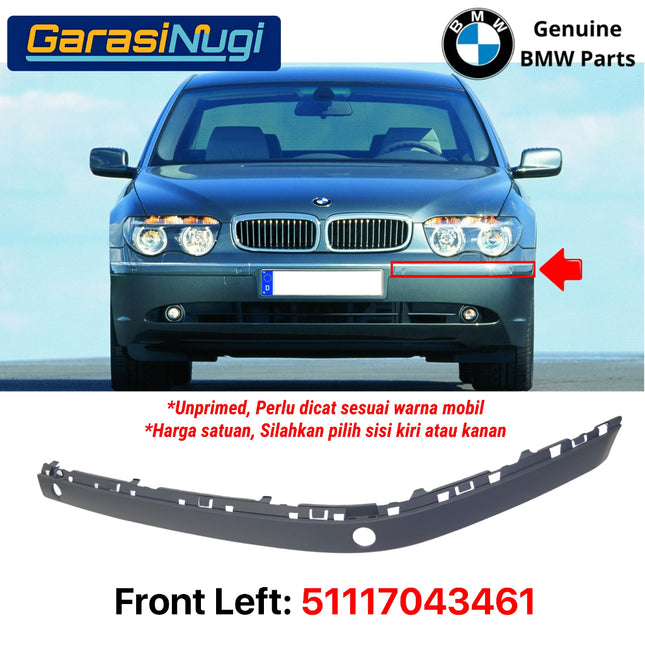 Bemper Trim Depan BMW E65 Front Bumper Stripe Guard PDC Original 720