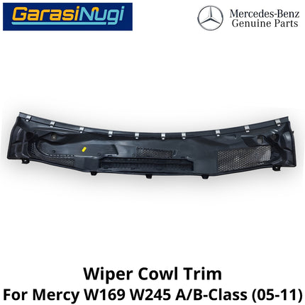 Water Deflector Mercy W169 W245 Wiper Cowl Kisi Penutup Kap Mesin Kaca Depan Mercedes A150 B170