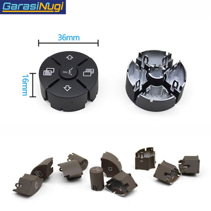 Steering Wheel Button Mercedes W164 W251 W219 W230 Tombol Stir Pengatur Volume Suara ML R CLS SL