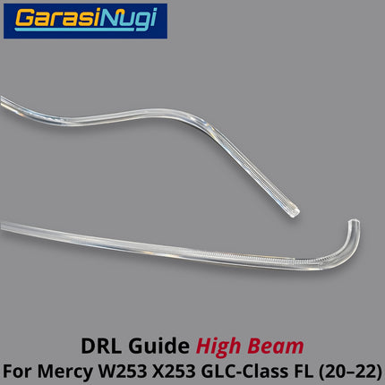 Sein DRL Guide Mercy W253 Facelift High Beam LED Eyebrow Light Lampu Alis Mercedes GLC 20-22