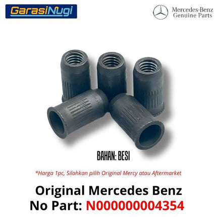 Rivet Nut N000000004354 Sekrup Klip Baut Body Original Mercedes
