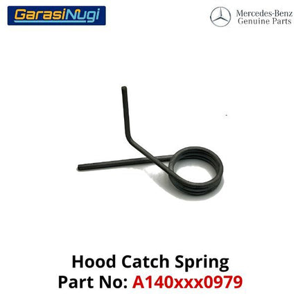 Hood Catch Spring Mercy W124 Pegas Penarik Tutup Kap Mesin Engine Pull S280