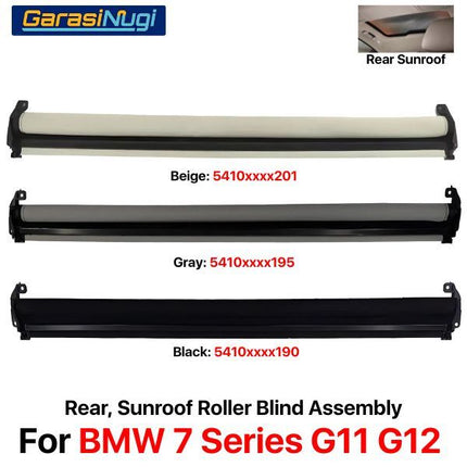Roller Blind For BMW G11 G12 Sunroof Curtain Assembly Tirai Penutup 730
