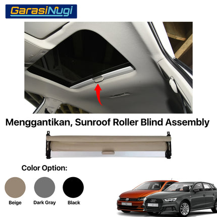 Roller Blind For New Audi A3 VW Polo Sunroof Curtain Assembly Tirai Penutup