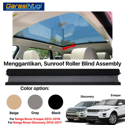 Roller Blind For Range Rover Evoque Discovery Sunroof Curtain Assembly Tirai Penutup
