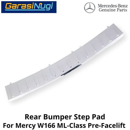 Rear Step Pad Mercy W166 Chrome Cover Pijakan Bumper Belakang Mercedes ML350