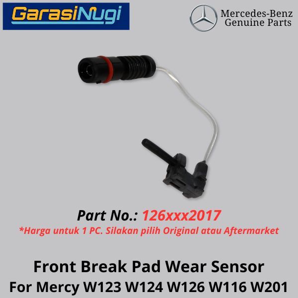 Brake Pad Sensor Mercy W124 W126 W201 W163 Sistem Rem Depan Belakang C180 ML