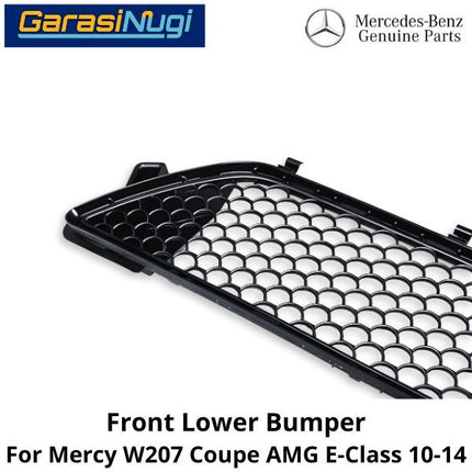 Lower Grille Mercy W207 Coupe AMG Grill Cover Bumper Depan Bawah Mercedes E250
