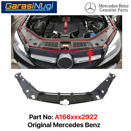 Cover Front Radiator For Mercy W166 X166 Panel Penopang Kap Mesin ML GLE