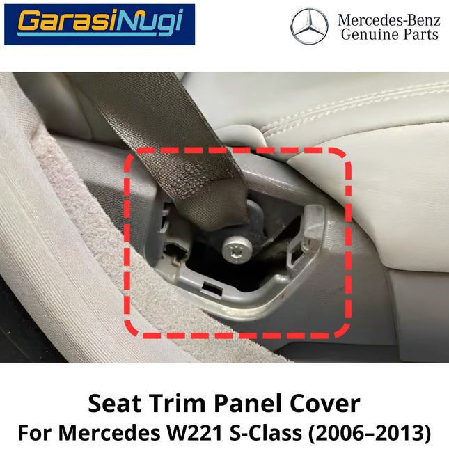 Side Cover Seat Mercy W221 Penutup Samping Jok Depan Mercedes S320