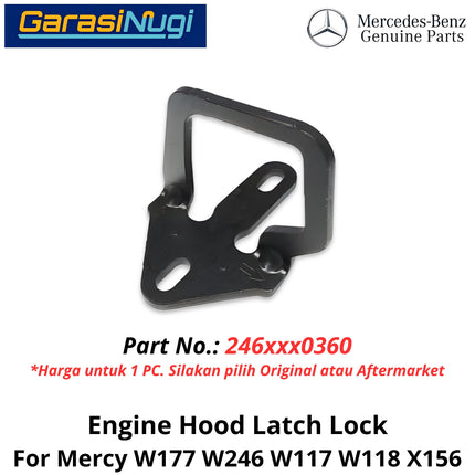 Engine Hood Latch Mercy W177 W246 W117 Lock Upper Pengait Kunci Kap Mesin A200 B180 CLA
