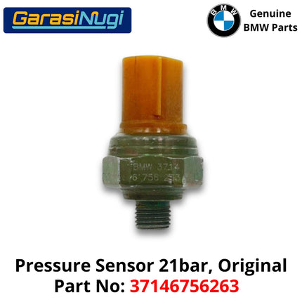 Pressure Sensor 21 Bar For BMW E53 Detektor Tekanan Suspensi 37146756263 X5