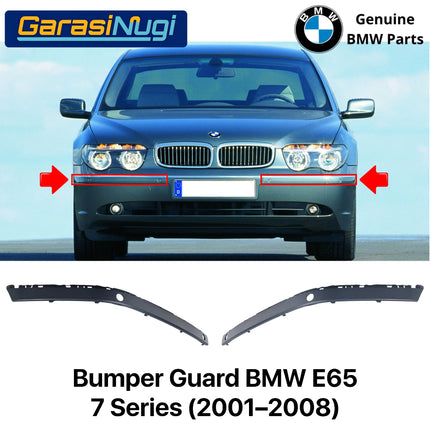 Bemper Trim Depan BMW E65 Front Bumper Stripe Guard PDC Original 720