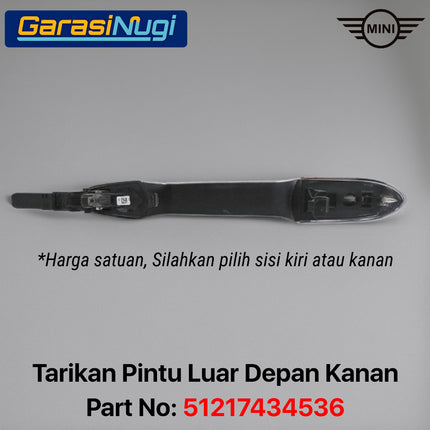 Tarikan Pintu Luar MINI Cooper F55 F56 F57 Handle Door Outside Original 51217434536