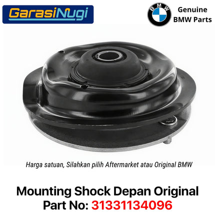 Mounting Shock Depan BMW E34 Front Mount Strut Guide Support Original 31331134096 520