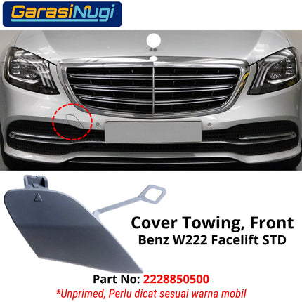 Lubang Towing Bumper Tow Derek Mercy W222 Mercedes S400 AMG