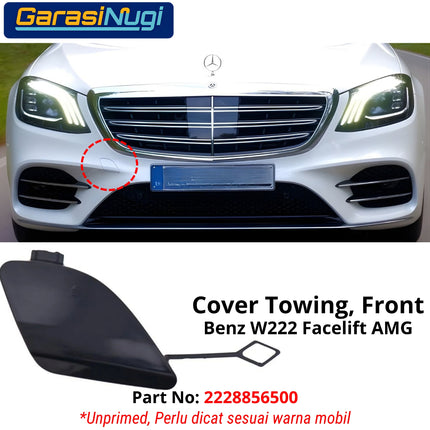 Lubang Towing Bumper Tow Derek Mercy W222 Mercedes S400 AMG
