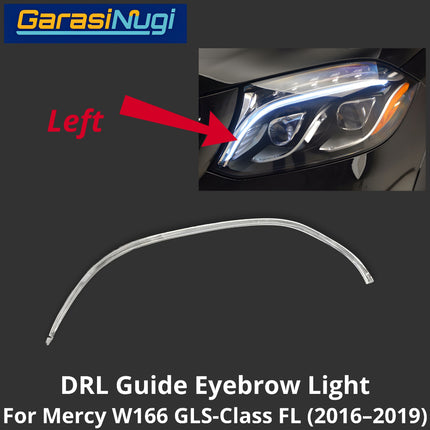 Sein DRL Guide Mercy W166 Facelift LED Eyebrow Light Lampu Alis Mercedes GLS