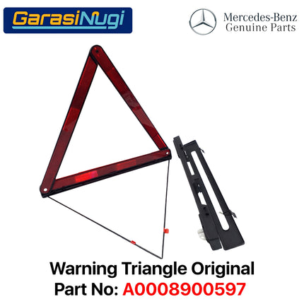 Warning Triangle Reflektor For Mercy W205 W213 Emergency Segitiga Darurat Original C200