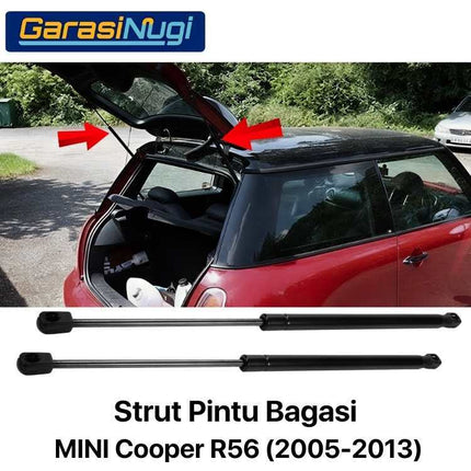 Strut Mini Cooper R56 Shock Trunk Rear Kap Bagasi Belakang 51247148902